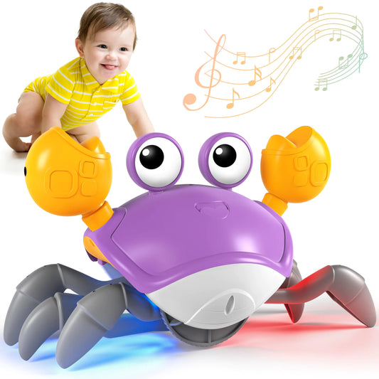 Musical Crawling Crab Toy for Infants