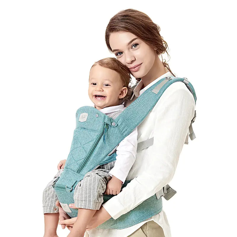 Elegant Baby Carrier with Hip Seat
