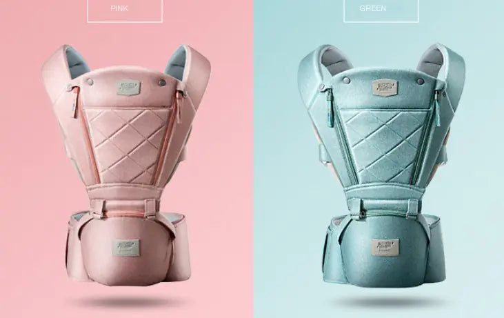 Elegant Baby Carrier with Hip Seat